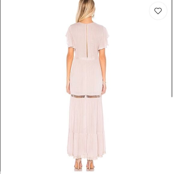 CLEOBELLA Embroidered Amery Boho Indie Forest Fairy Maxi Dress in Lilac XS - Picture 2 of 16